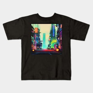 Neon view Kids T-Shirt